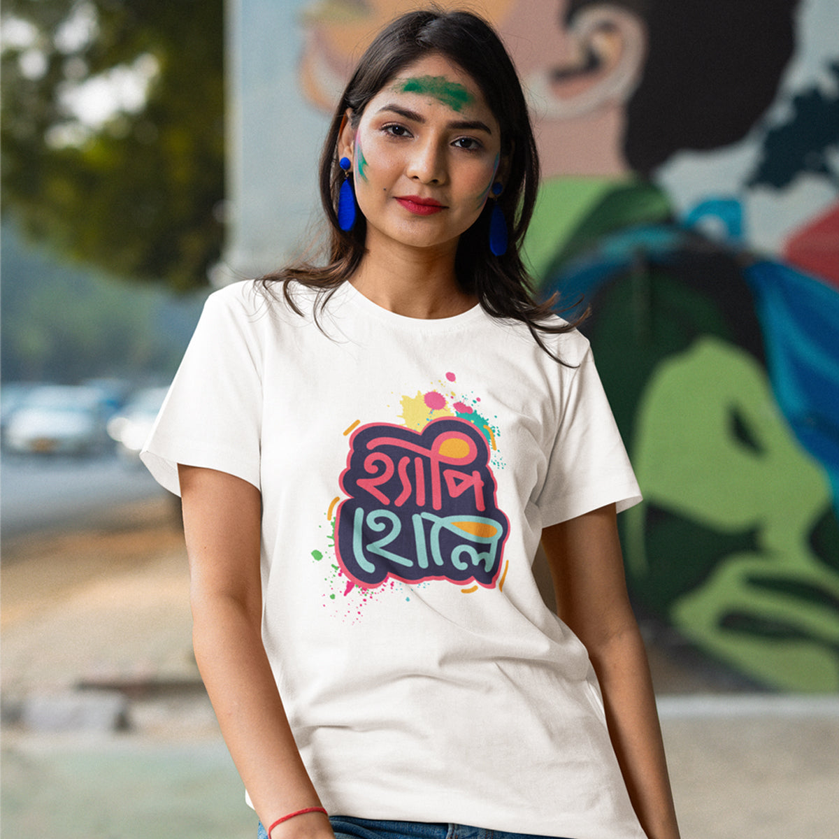 DHAGA Happy Holi Unisex T-Shirt