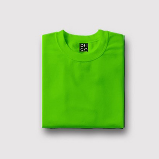 Dhaga  Dark Green Half Sleeves Basic T-Shirt