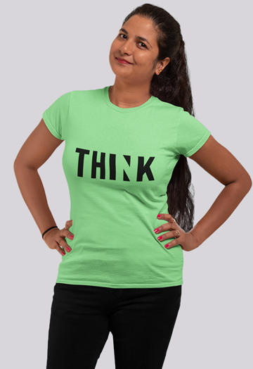 Dhaga Premium Think Graphic Unisex T-Shirt ! Buy 1 Get 1 Free