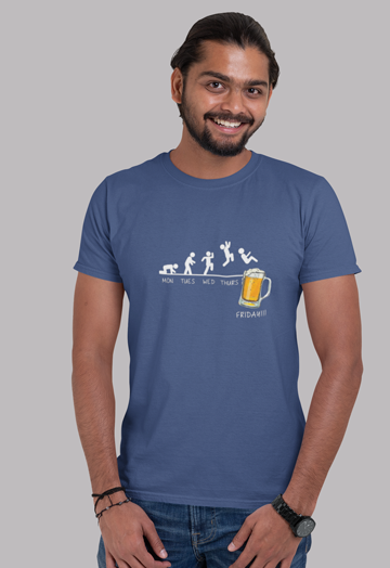 Dhaga Premium Weekend Beer Graphic Unisex T-Shirt ! Buy 1 Get 1 Free