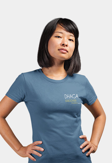 Dhaga Exclusive Pocket Logo Design Women T-shirt Style-6