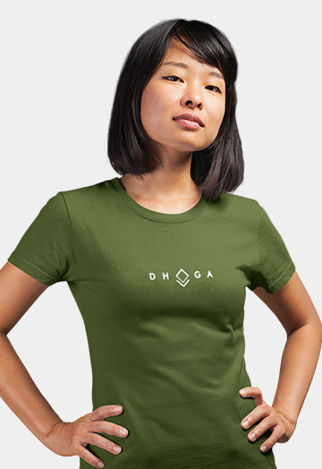 Dhaga Exclusive Pocket Logo Design Women T-shirt Style-1