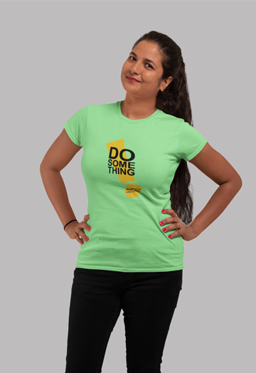 Dhaga Premium Do Something Graphic Unisex T-Shirt ! Buy 1 Get 1 Free