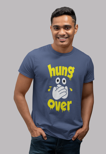 Dhaga Premium Hung Over Graphic Unisex T-Shirt ! Buy 1 Get 1 Free