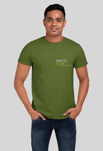 Dhaga Exclusive Pocket Logo Design Men T-shirt Style-1