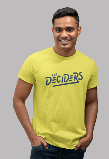 Dhaga Premium The Deciders Graphic Unisex T-Shirt ! Buy 1 Get 1 Free