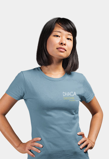 Dhaga Exclusive Pocket Logo Design Women T-shirt Style-6