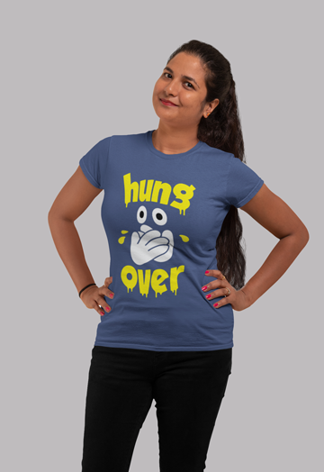 Dhaga Premium Hung Over Graphic Unisex T-Shirt ! Buy 1 Get 1 Free