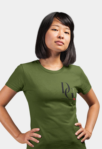 Dhaga Exclusive Pocket Logo Design Women T-shirt Style-2