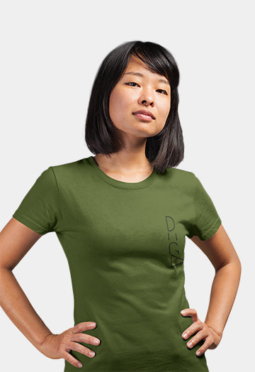 Dhaga Exclusive Pocket Logo Design Women T-shirt Style-5