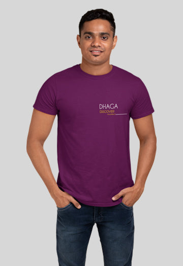 Dhaga Exclusive Pocket Logo Design Men T-shirt Style-1