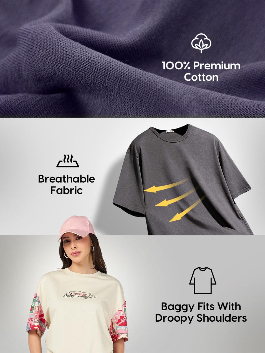 Women's Cotton Oversized T-Shirt