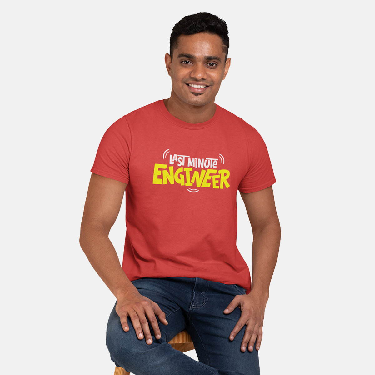 Dhaga Last Minute Enginer Graphic T-Shirt