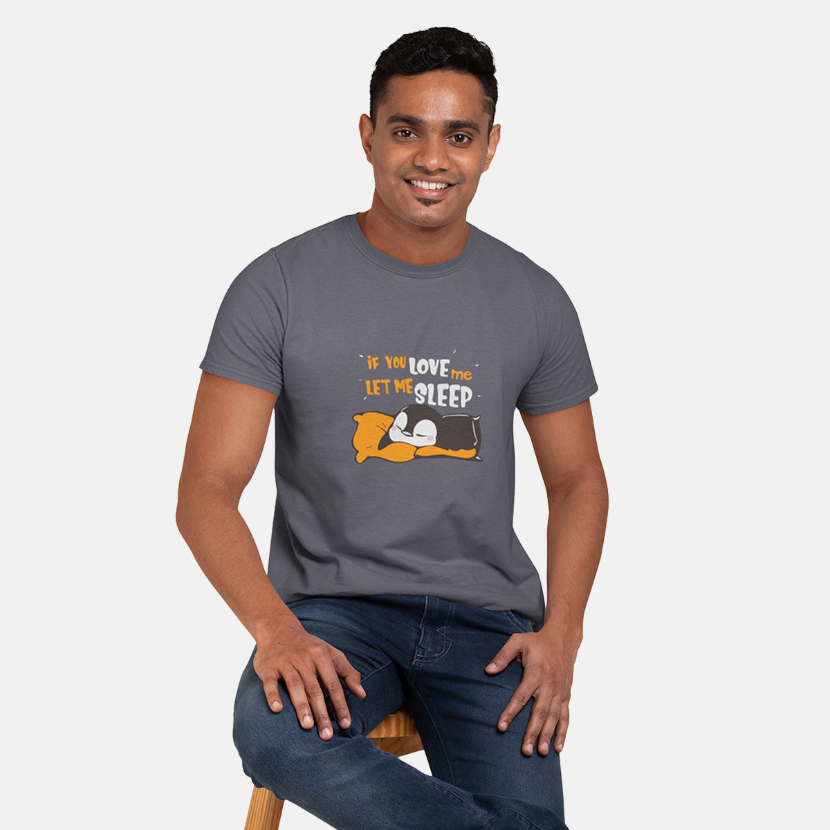 Dhaga If You Love me Let me Sleep Graphic T-Shirt