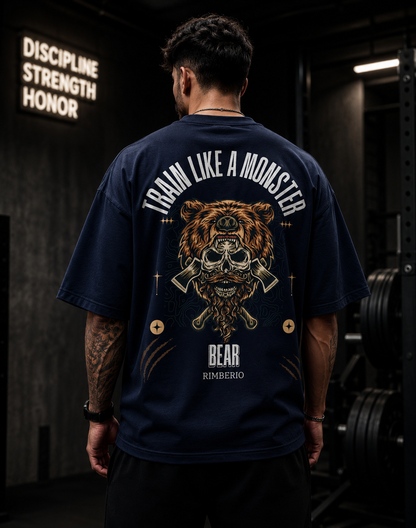 Monster Series | Train Like A Monster Oversized Tee
