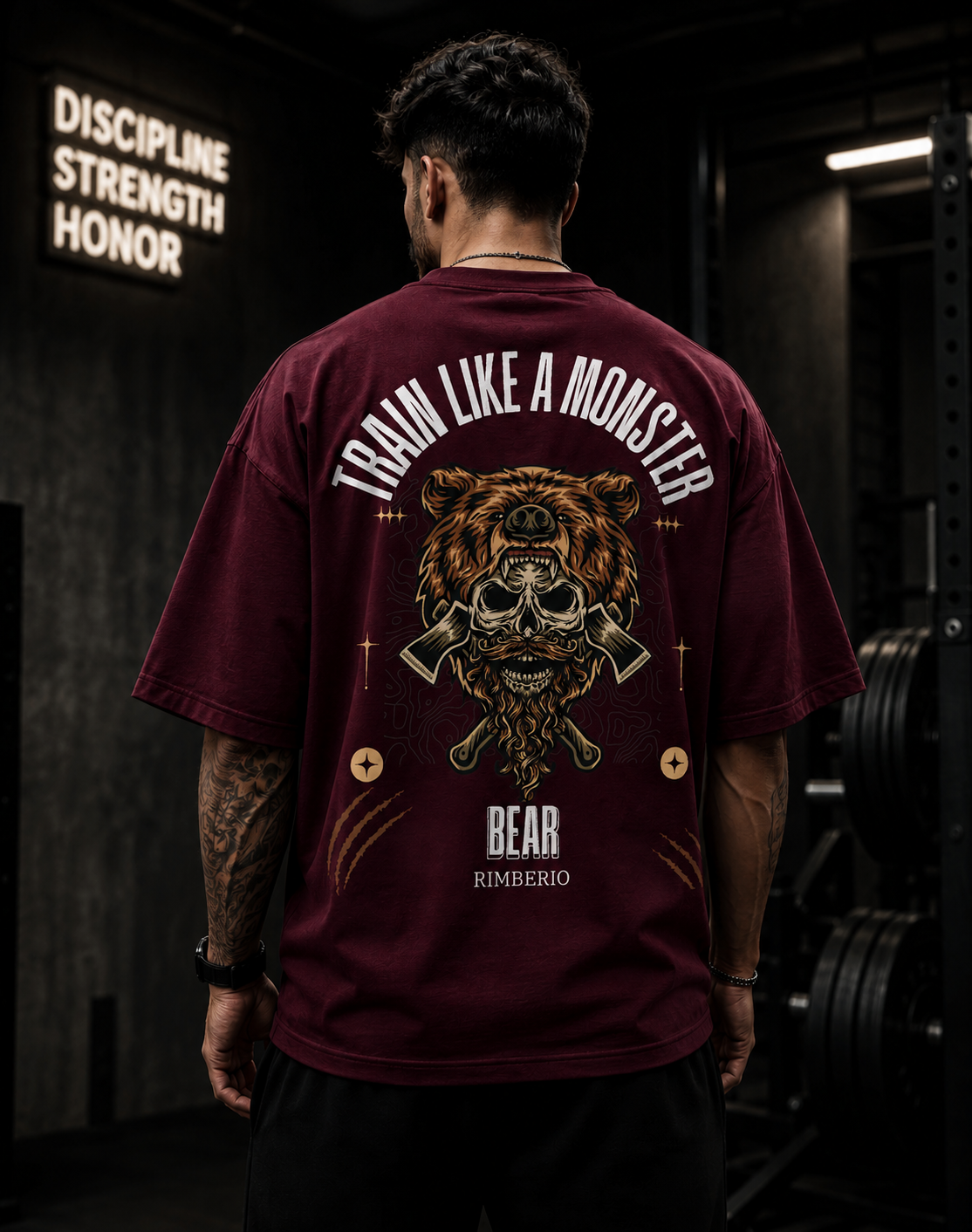 Monster Series | Train Like A Monster Oversized Tee