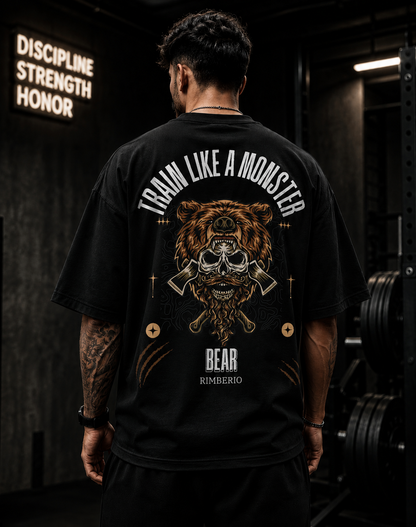 Monster Series | Train Like A Monster Oversized Tee
