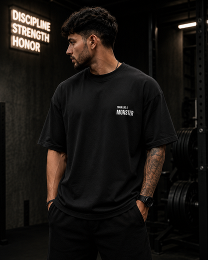 Monster Series | Train Like A Monster Oversized Tee