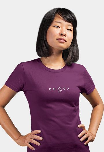 Dhaga Exclusive Pocket Logo Design Women T-shirt Style-1