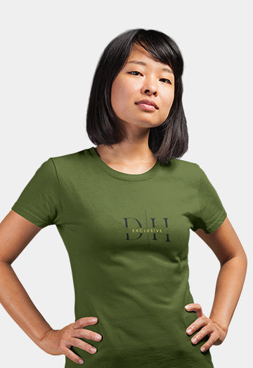 Dhaga Exclusive Pocket Logo Design Women T-shirt Style-4