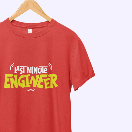 Dhaga Last Minute Enginer Graphic T-Shirt