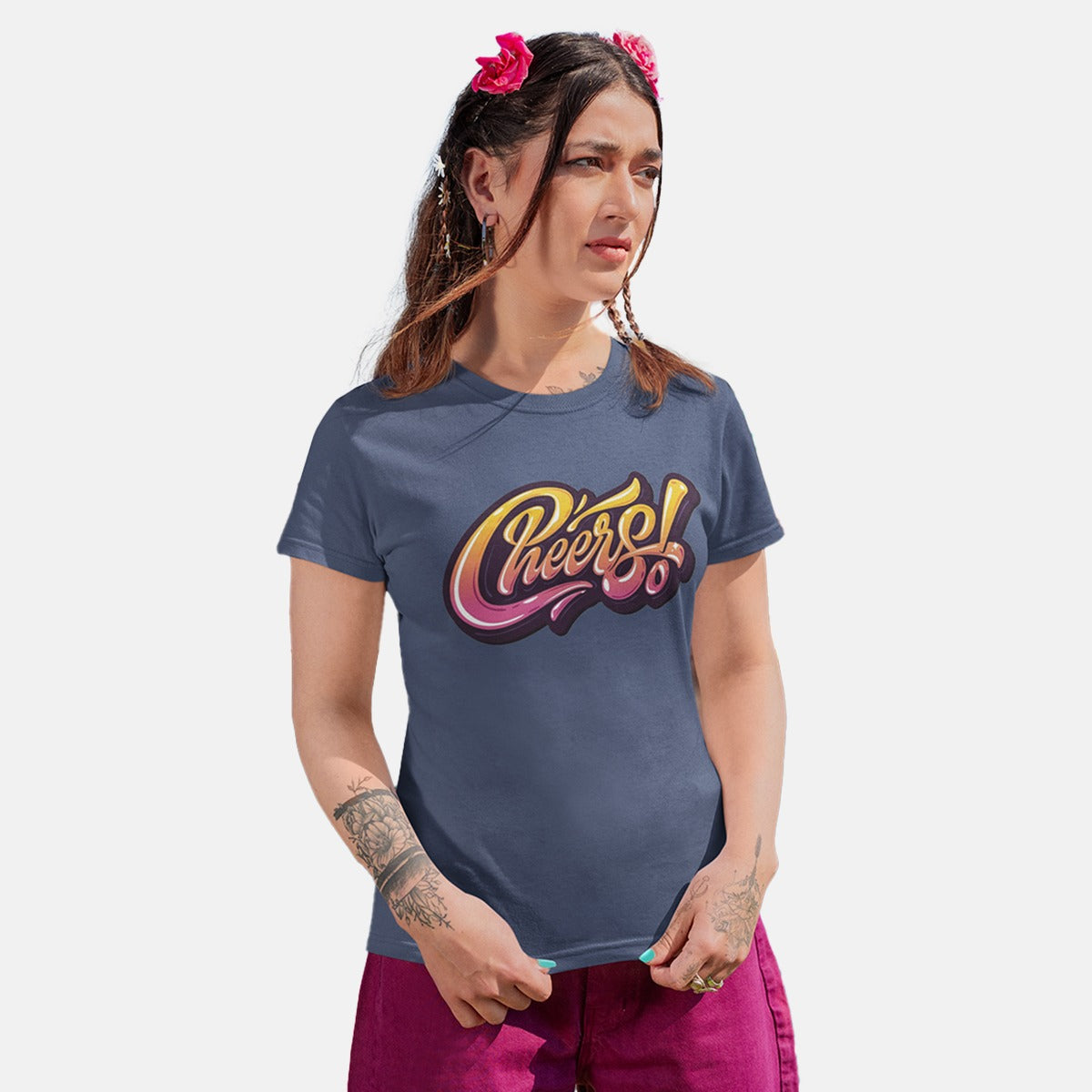 Dhaga Cheers Women T-Shirt