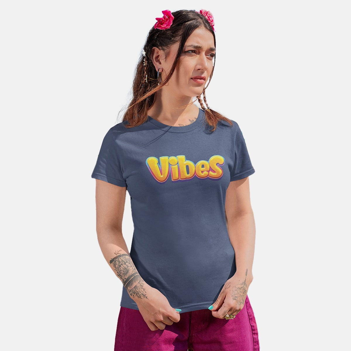 Dhaga Vibes Women T-Shirt