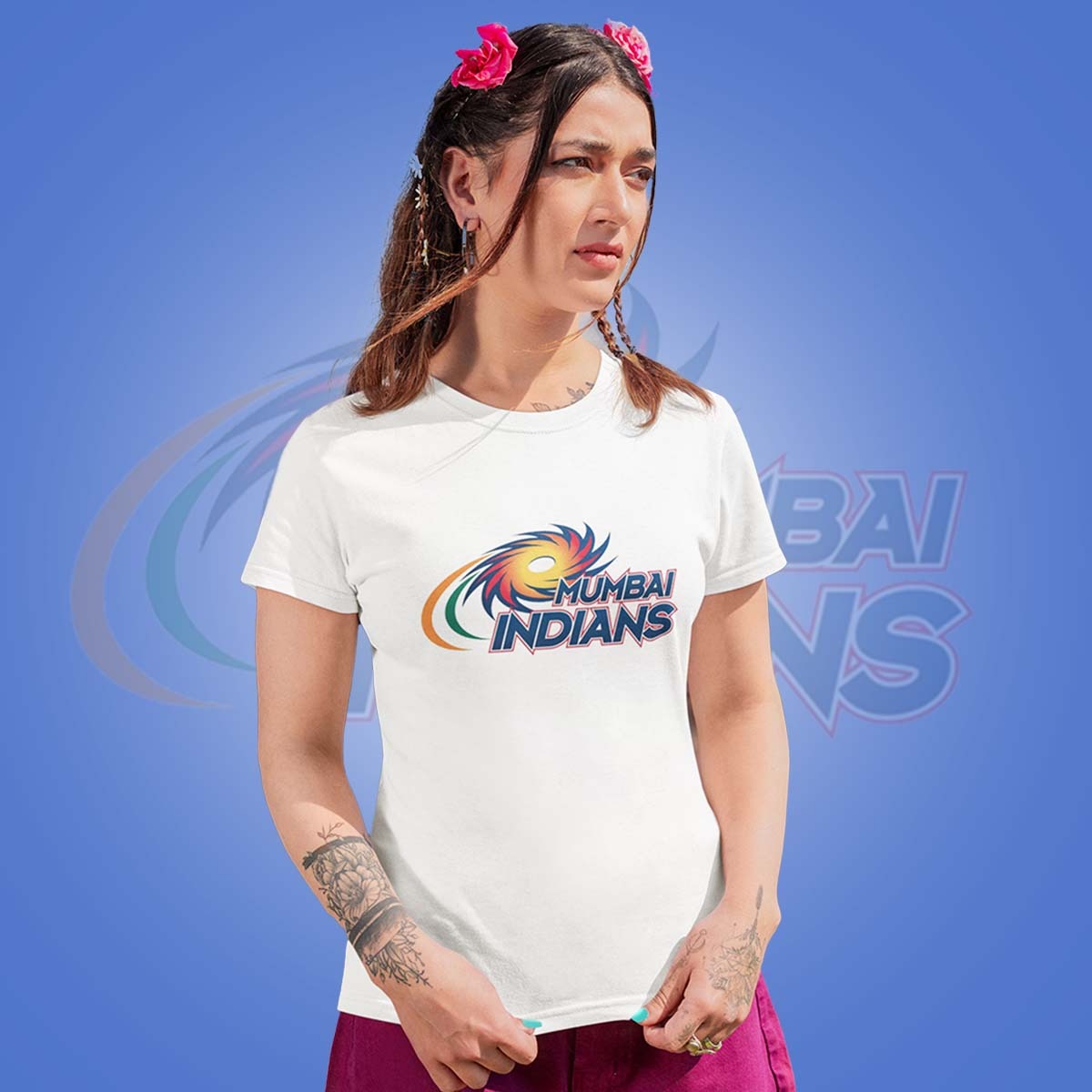 DHAGA Mumbai Indians T-Shirt