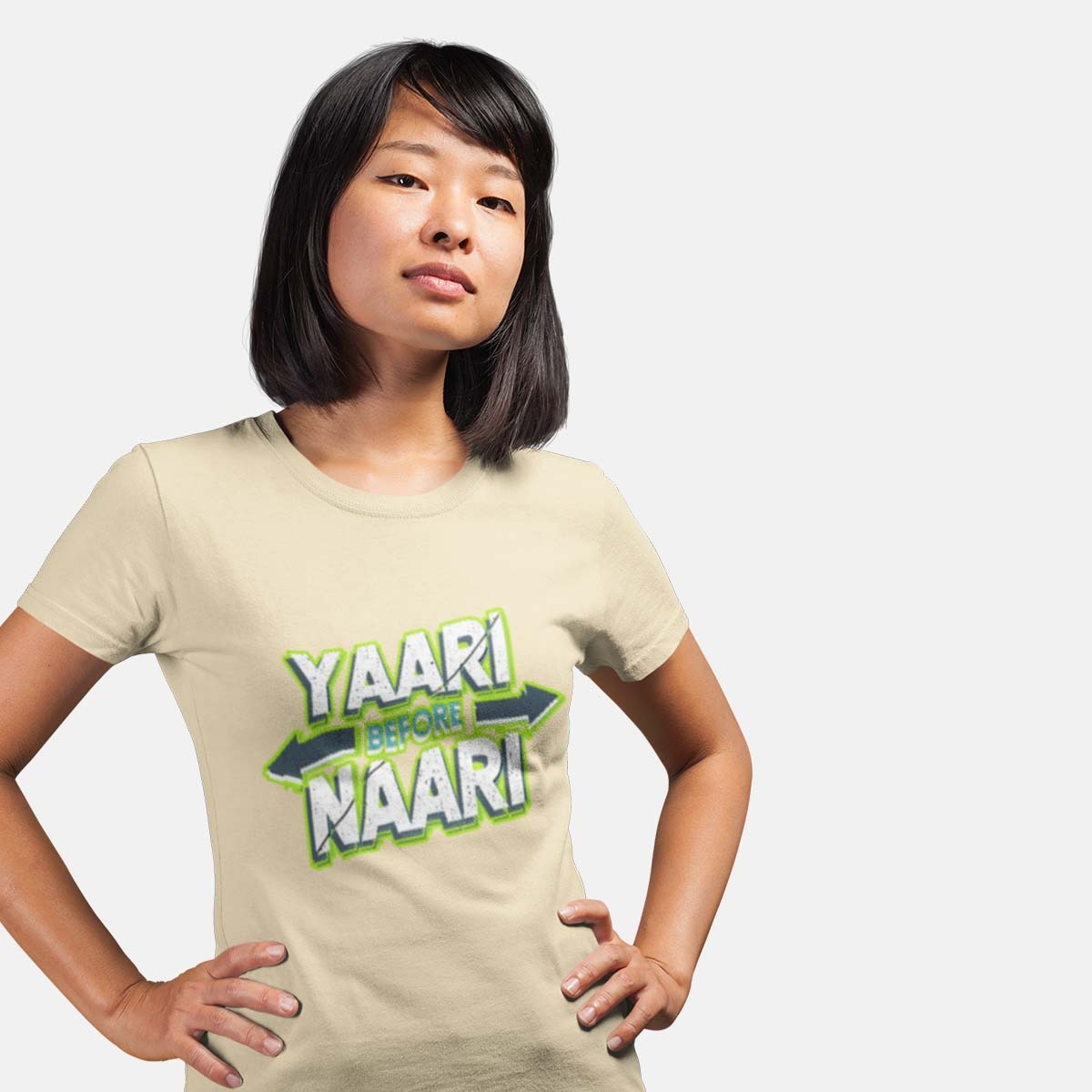 Dhaga Yaari before Naari Women T-Shirt