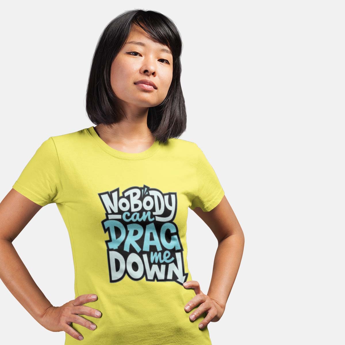 Dhaga Nobody can Drag me Down Women T-Shirt