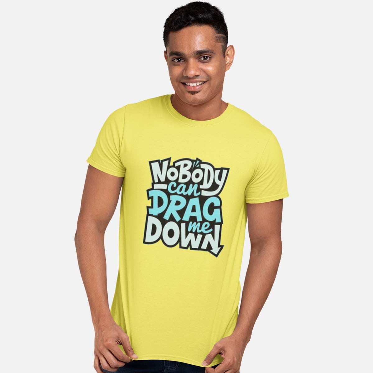 Dhaga Nobody can Drag me Down Graphic T-Shirt