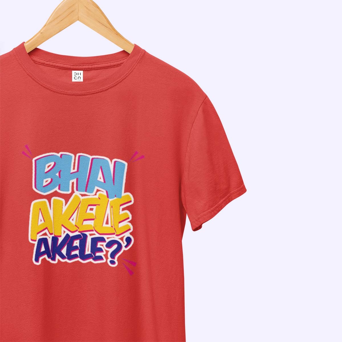 Dhaga Bhai Akele Akele Graphic T-Shirt