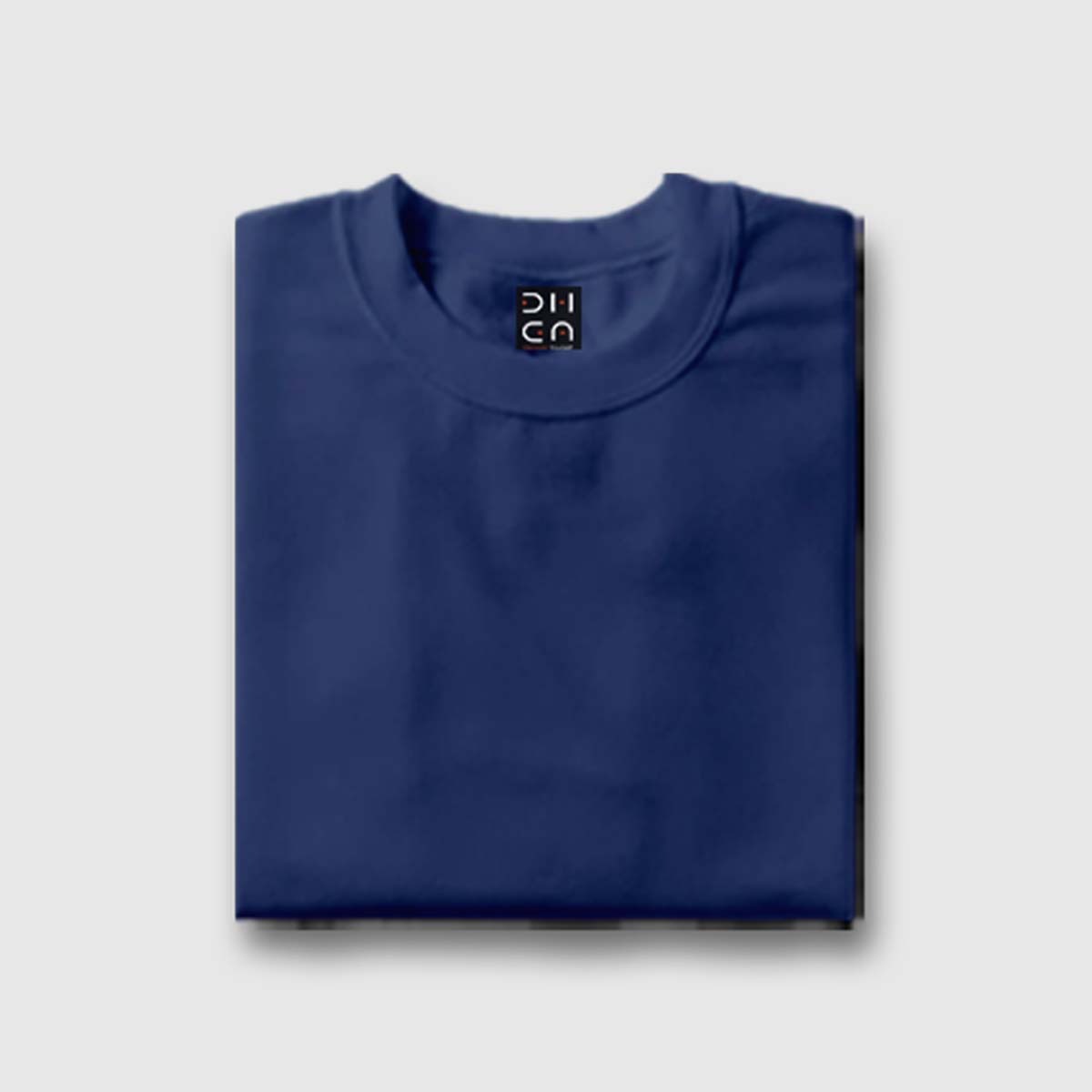 Dhaga  Blue Half Sleeves Basic T-Shirt