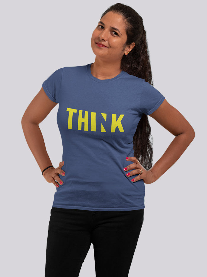 Dhaga Premium Think Graphic Unisex T-Shirt ! Buy 1 Get 1 Free