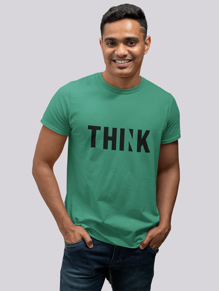 Dhaga Premium Think Graphic Unisex T-Shirt ! Buy 1 Get 1 Free