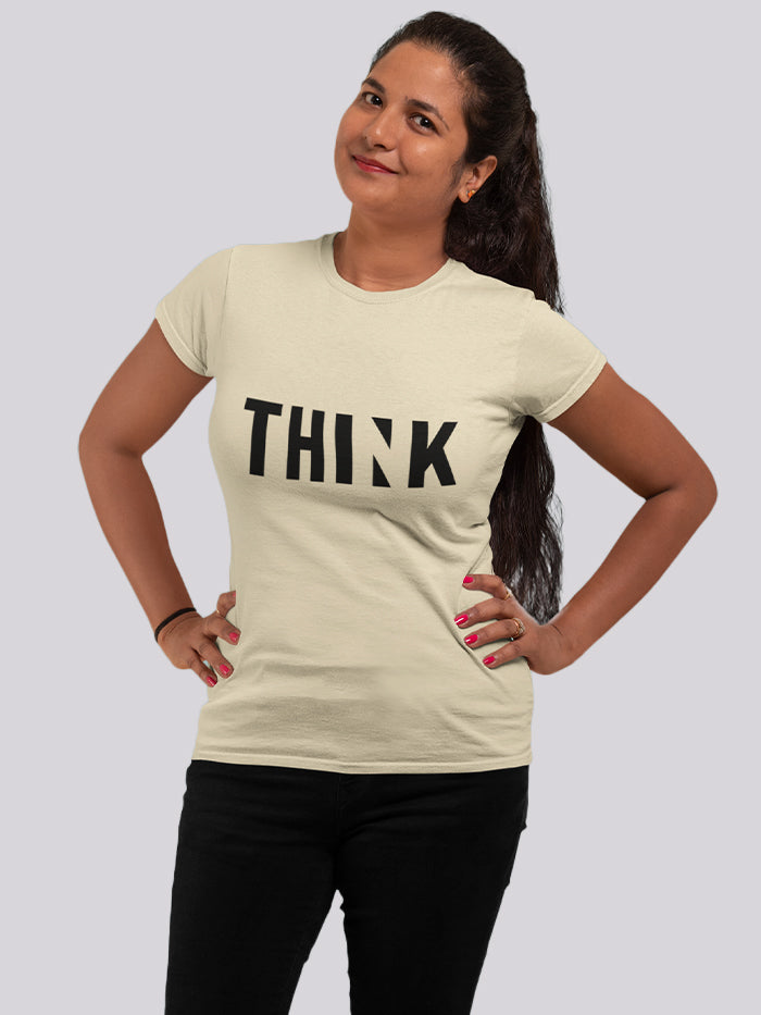 Dhaga Premium Think Graphic Unisex T-Shirt ! Buy 1 Get 1 Free