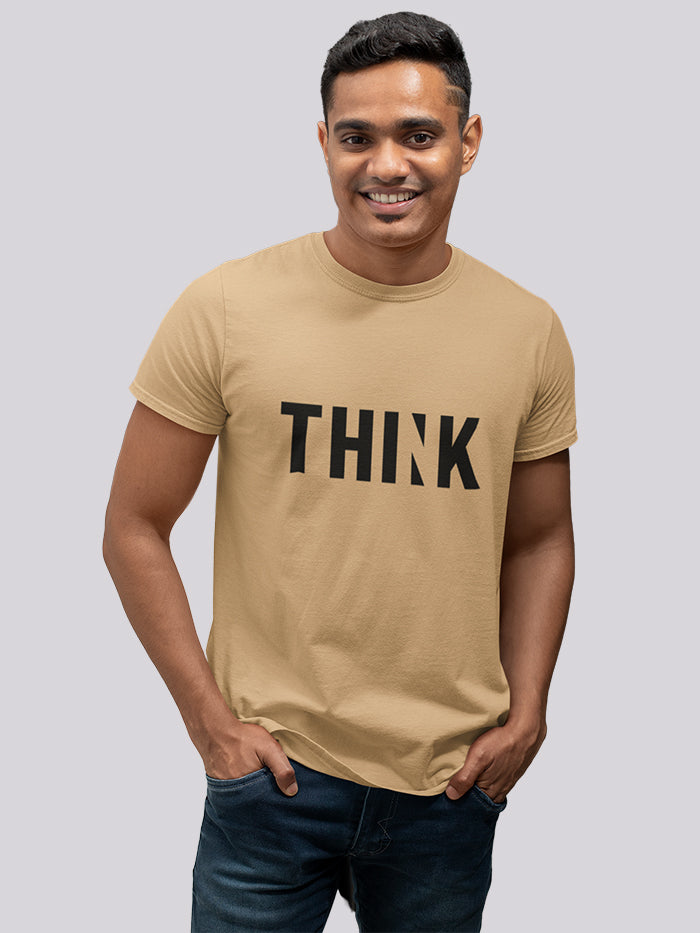 Dhaga Premium Think Graphic Unisex T-Shirt ! Buy 1 Get 1 Free