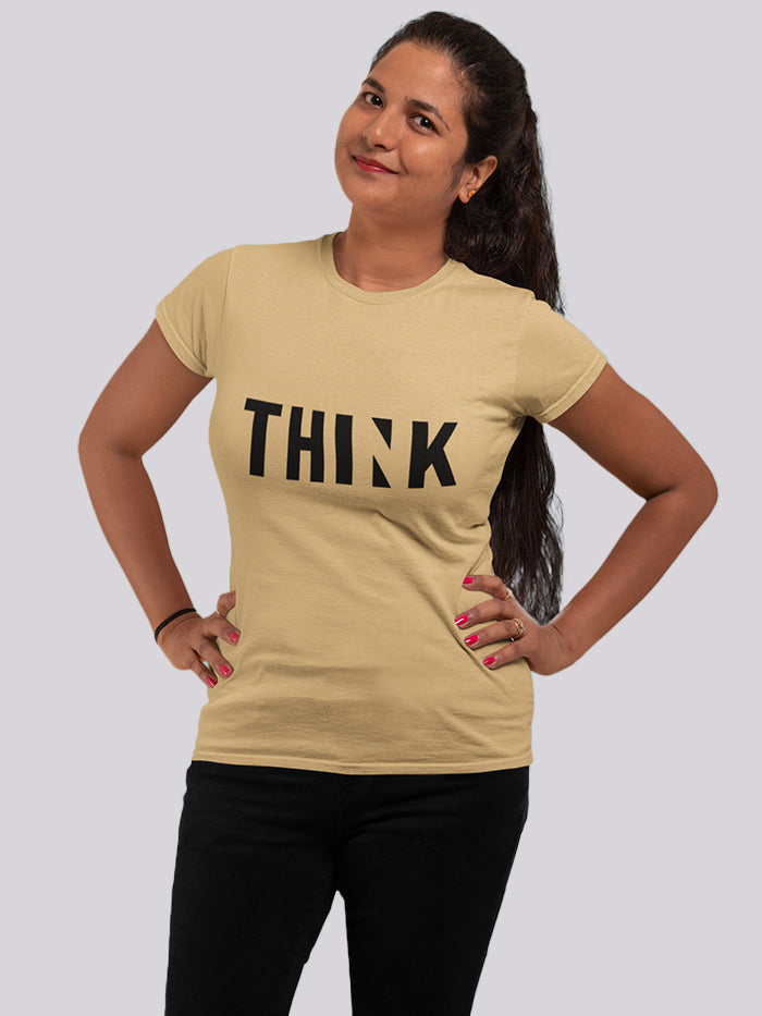 Dhaga Premium Think Graphic Unisex T-Shirt ! Buy 1 Get 1 Free