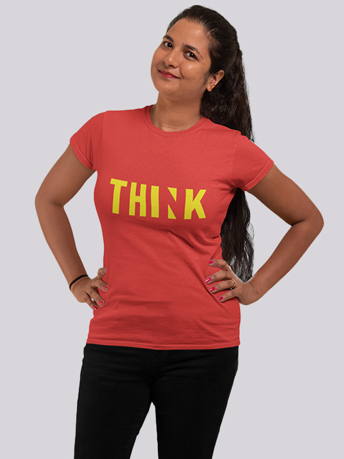 Dhaga Premium Think Graphic Unisex T-Shirt ! Buy 1 Get 1 Free