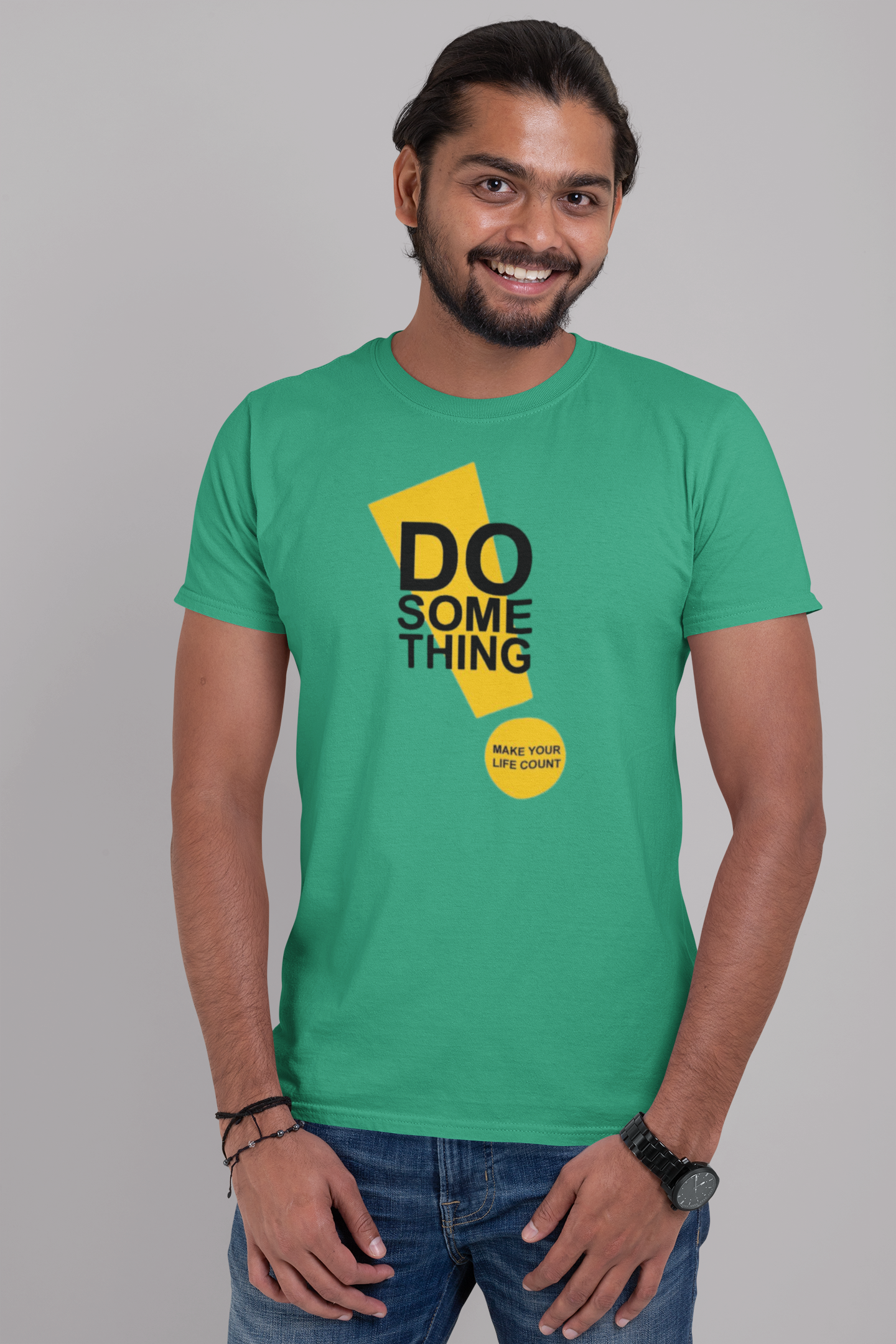 Dhaga Premium Do Something Graphic Unisex T-Shirt ! Buy 1 Get 1 Free