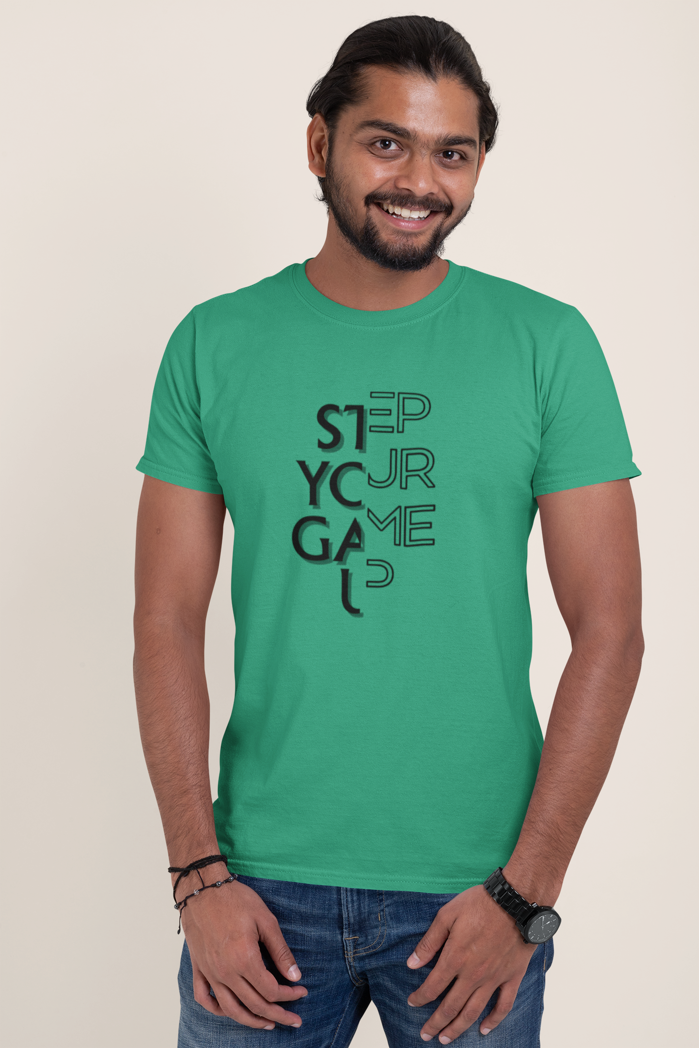 Dhaga Premium Step Your Game Up Graphic Unisex T-Shirt ! Buy 1 Get 1 Free