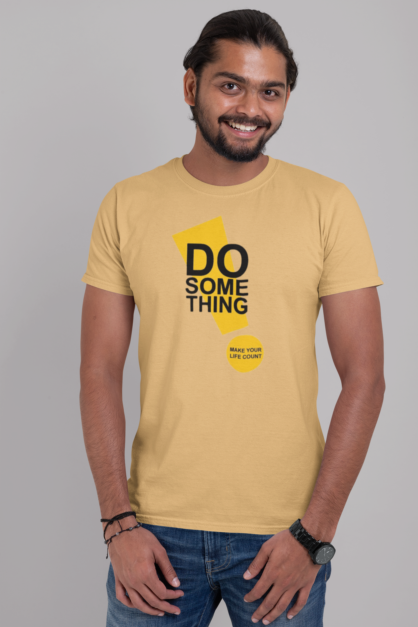 Dhaga Premium Do Something Graphic Unisex T-Shirt ! Buy 1 Get 1 Free