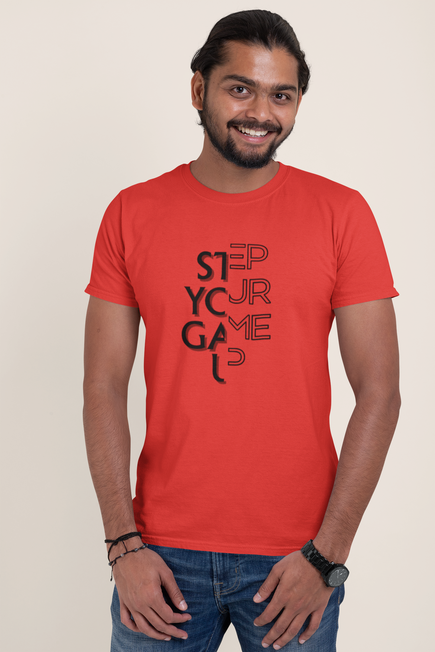 Dhaga Premium Step Your Game Up Graphic Unisex T-Shirt ! Buy 1 Get 1 Free