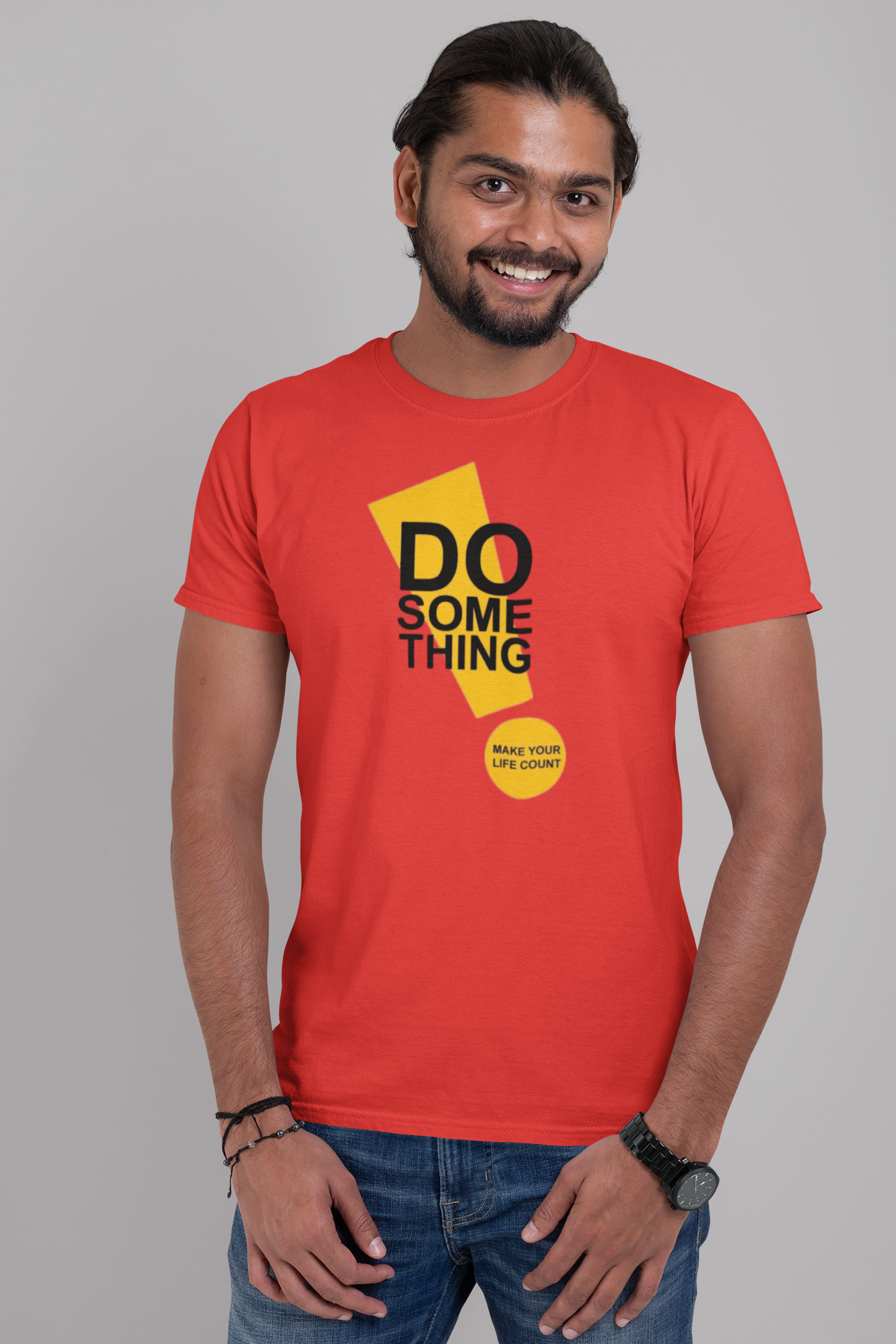 Dhaga Premium Do Something Graphic Unisex T-Shirt ! Buy 1 Get 1 Free