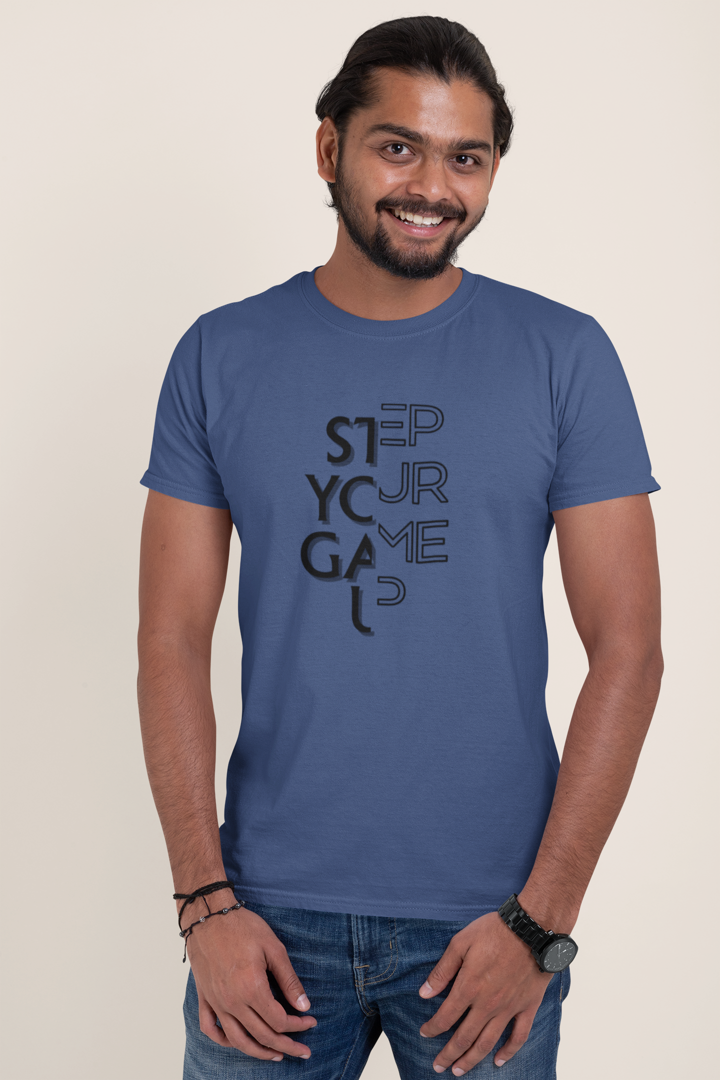 Dhaga Premium Step Your Game Up Graphic Unisex T-Shirt ! Buy 1 Get 1 Free