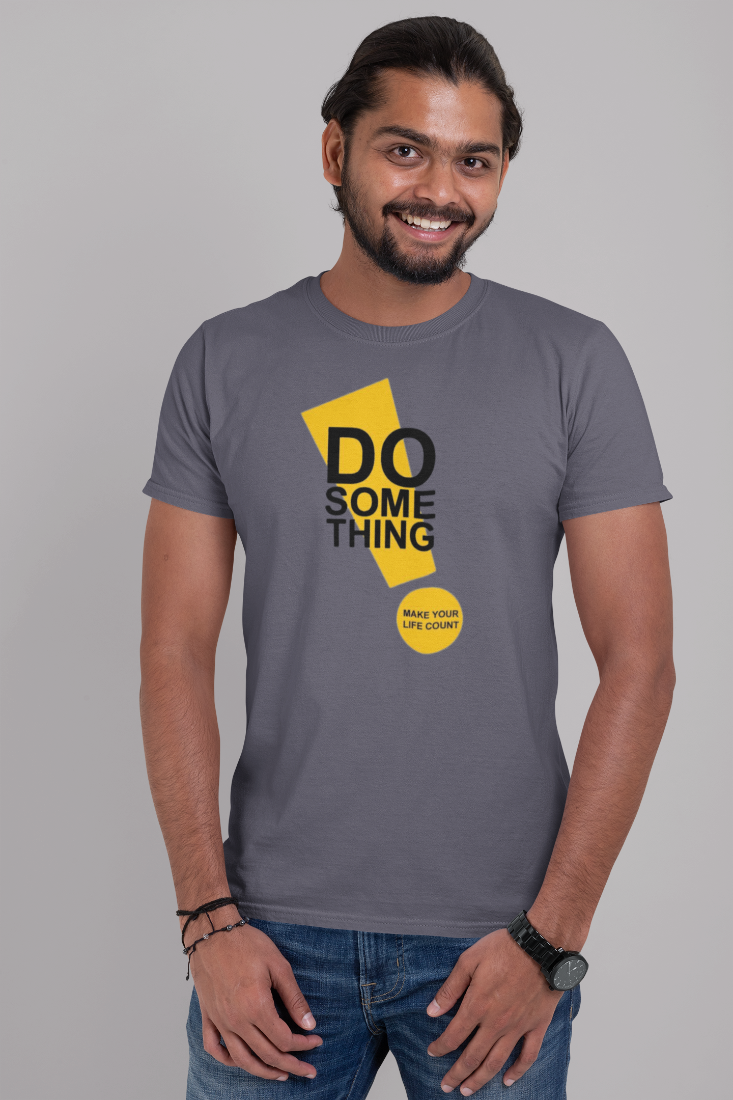 Dhaga Premium Do Something Graphic Unisex T-Shirt ! Buy 1 Get 1 Free