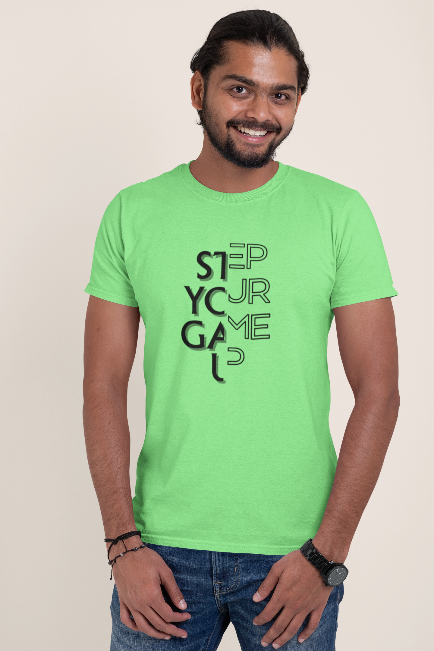 Dhaga Premium Step Your Game Up Graphic Unisex T-Shirt ! Buy 1 Get 1 Free