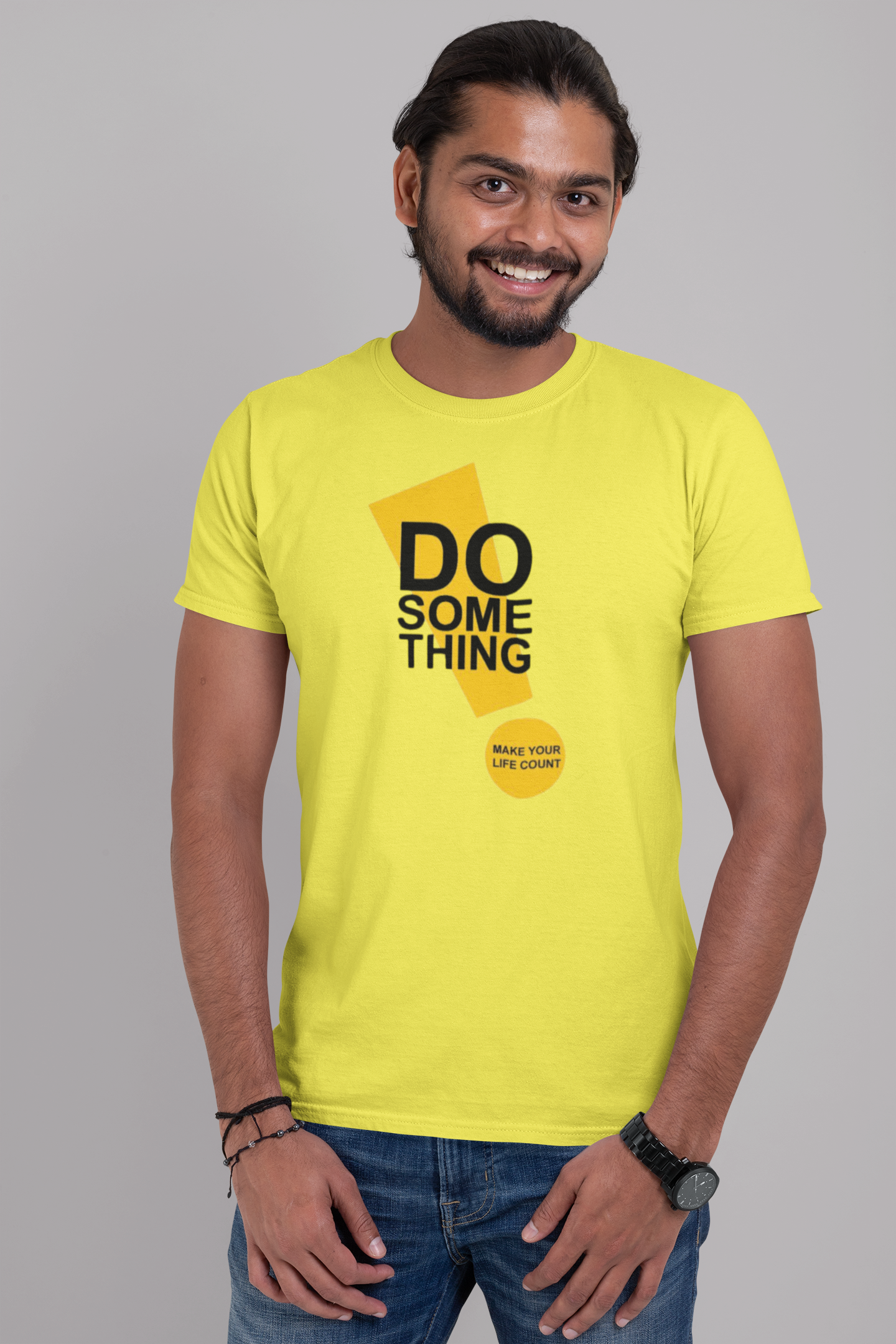 Dhaga Premium Do Something Graphic Unisex T-Shirt ! Buy 1 Get 1 Free