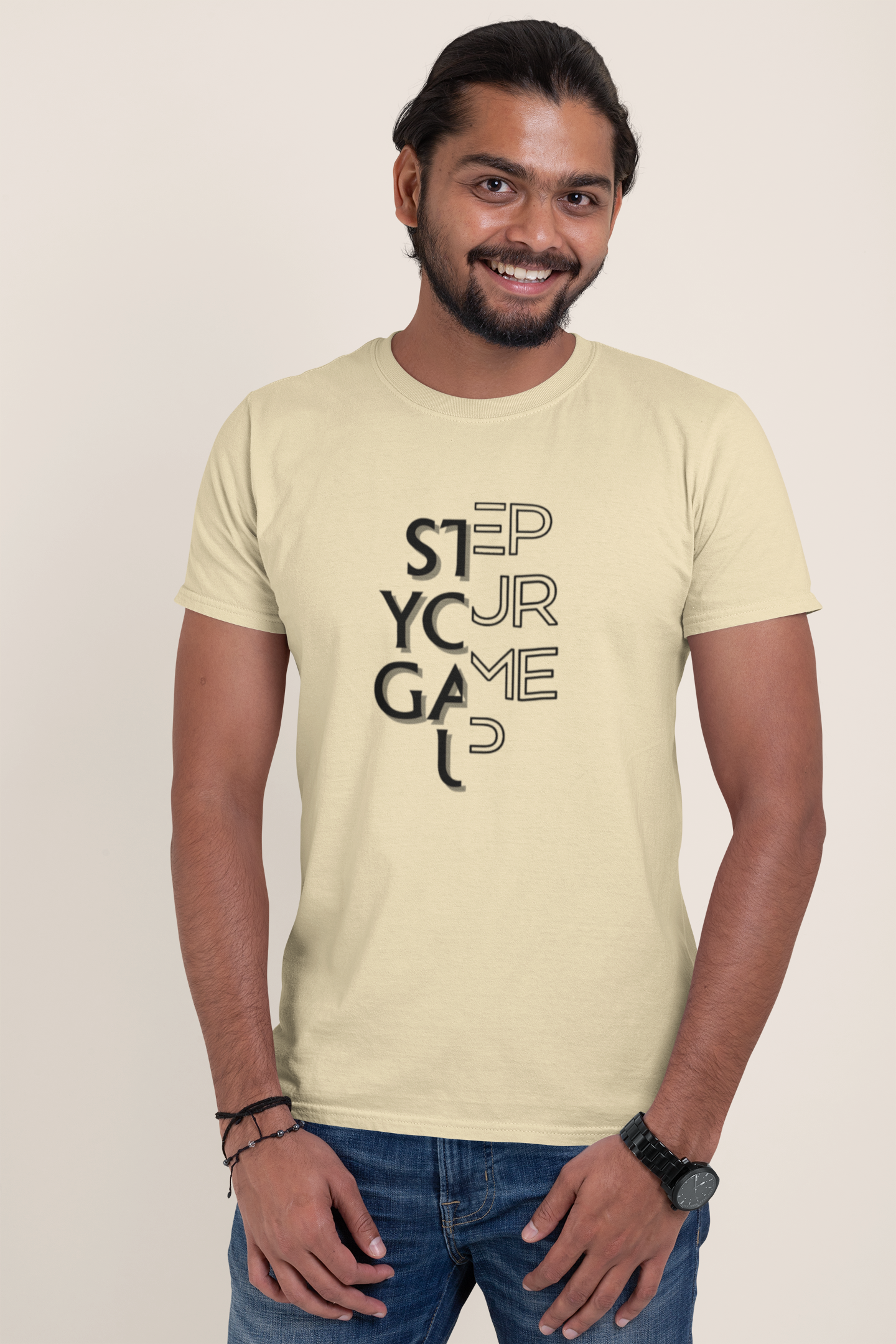 Dhaga Premium Step Your Game Up Graphic Unisex T-Shirt ! Buy 1 Get 1 Free