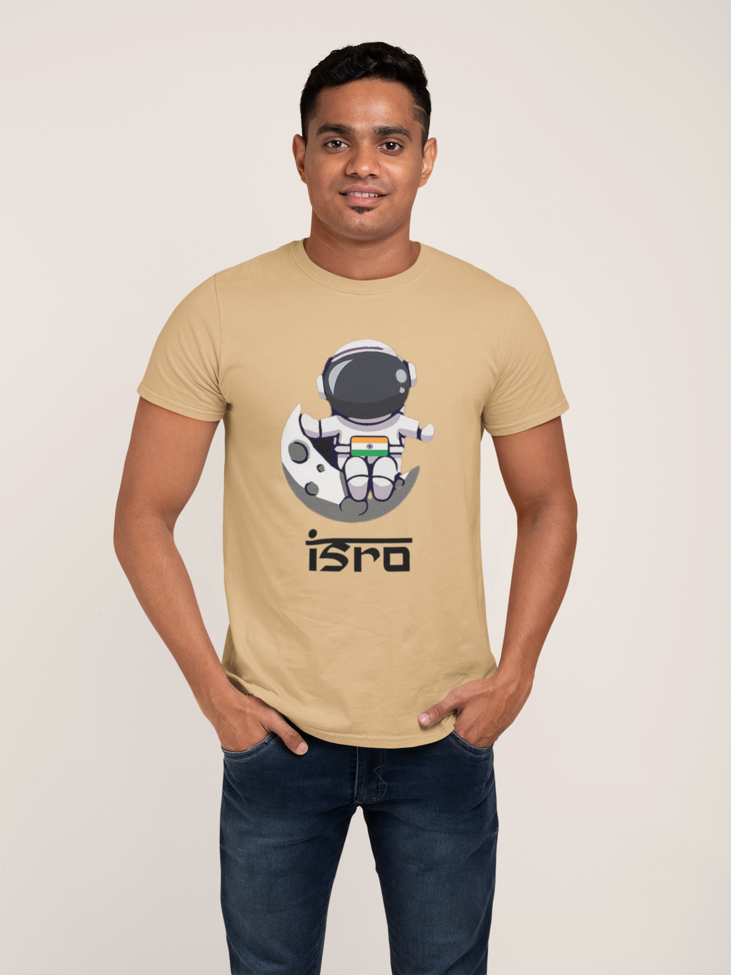 Dhaga Premium ISRO Graphic Unisex T-Shirt ! Buy 1 Get 1 Free